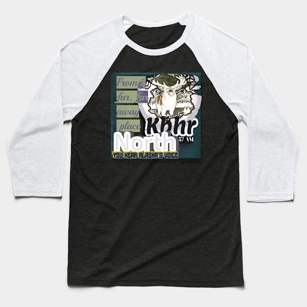 Kbhr the voice of Alaska Baseball T-Shirt by Human light 